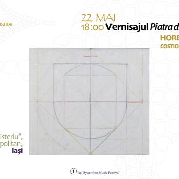 Afiș expoziția „Piatra din capul unghiului”
