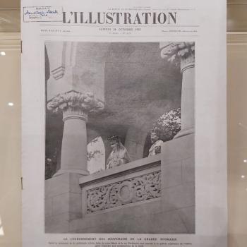 Revista „L’illustration” din 28 octombrie 1922, în care ilustrată Încoronarea suveranilor României Mari