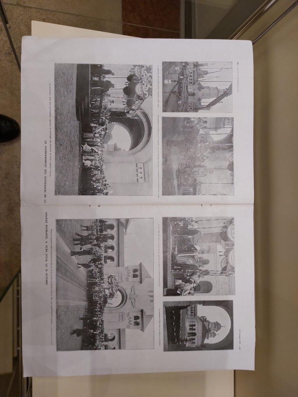 Revista „L’illustration” din 28 octombrie 1922, în care ilustrată Încoronarea suveranilor României Mari