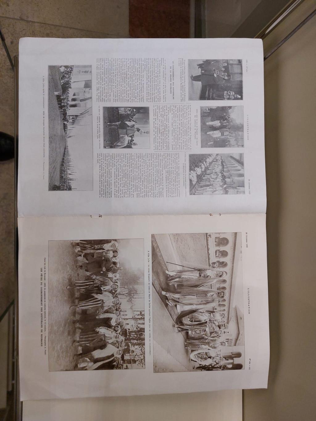 Revista „L’illustration” din 28 octombrie 1922, în care ilustrată Încoronarea suveranilor României Mari