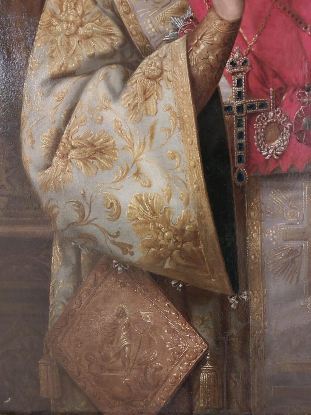 Detaliu tablou Mitropolitului Veniamin Costachi