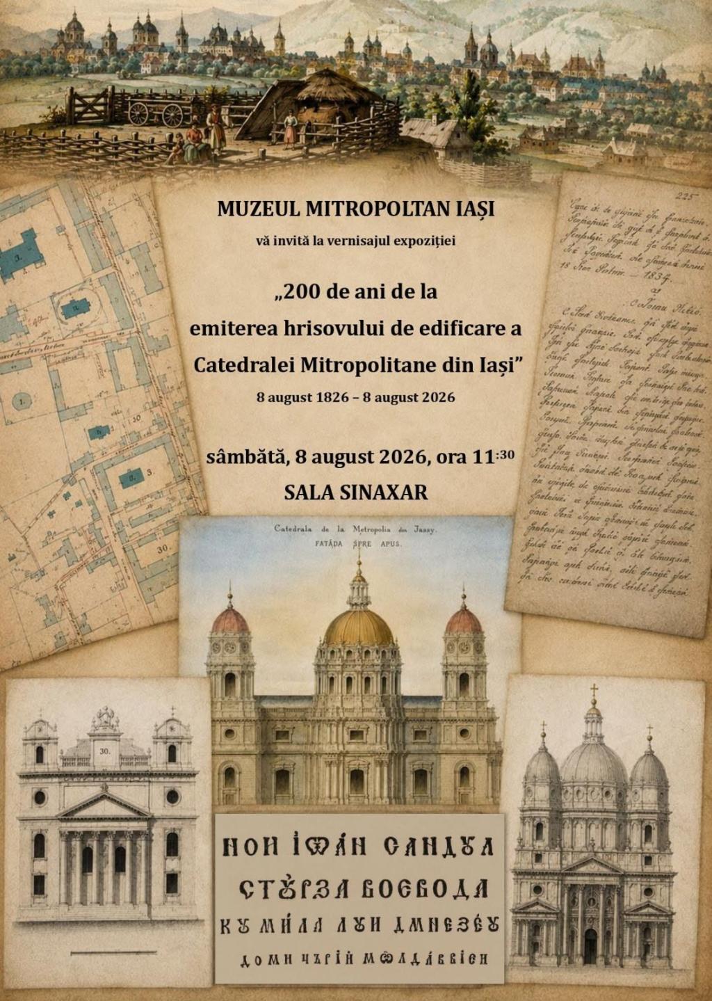 200 de ani de la emiterea hrisovului de edificare a Catedralei Mitropolitane din Iași