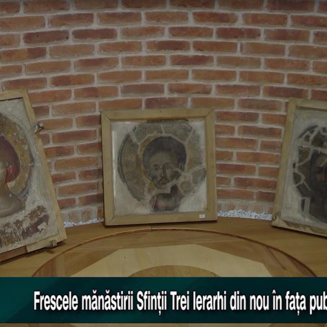 TeleM: Frescele mănăstirii Sfinții Trei Ierarhi, din nou în fața publicului