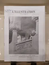 Revista „L’illustration” din 28 octombrie 1922, în care ilustrată Încoronarea suveranilor României Mari